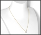 Preview: Brillant Anhänger & Kette 585 Gold, 1,28ct, River E